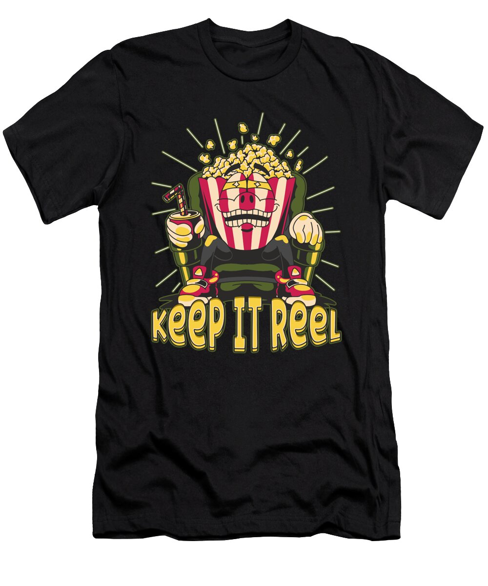 Kino Kino Film Popcorn Cinema Movies Steven Zimmer T-Shirt