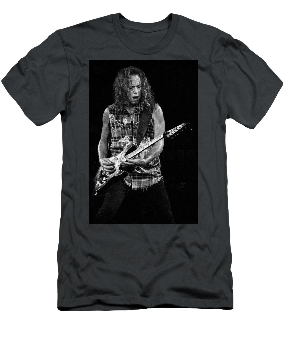 Kirk Hammett in Arlington Texas on the M72 Tour 2023 John Hardin T-Shirt