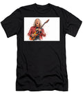Kirk Hammett Metallica Watercolour Art Print Heavy Metal Guitarist Portrait Prints Dcg Art T-Shirt