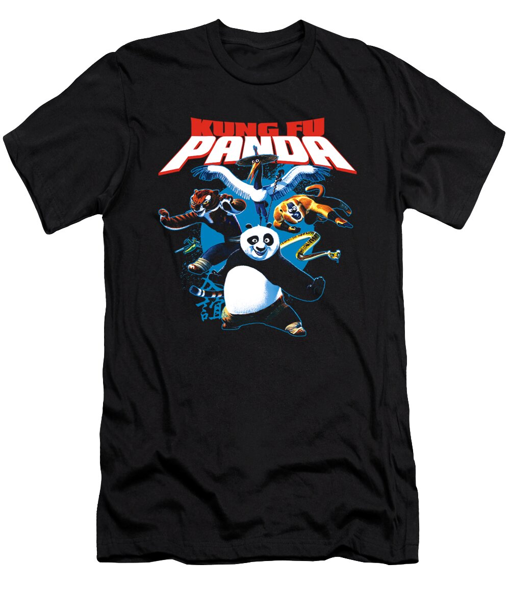 Kung Fu Panda Kung Fu Group Brand a T-Shirt