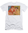 LA Lecture Deux Femmes Aux Corsages Rouge Et Rose Pierreauguste Renoir French T-Shirt