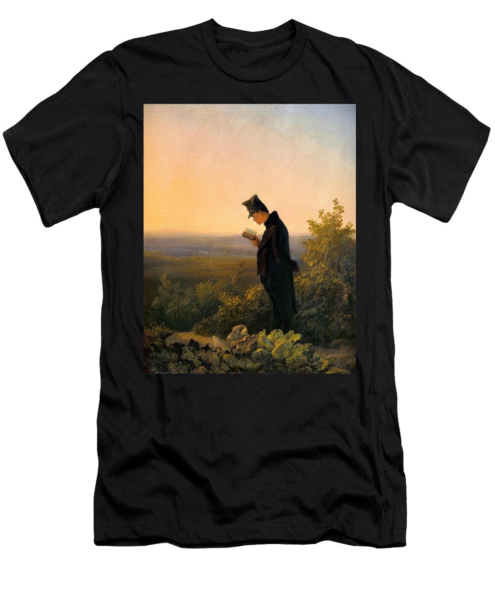 LA Lecture Du Breviaire Le Soir Leitura Do Breviario Crepusculo Carl Spitzweg T-Shirt