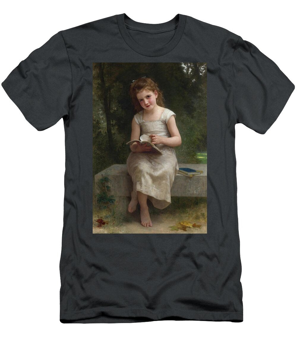 LA Liseuse Art William Bouguereau French T-Shirt