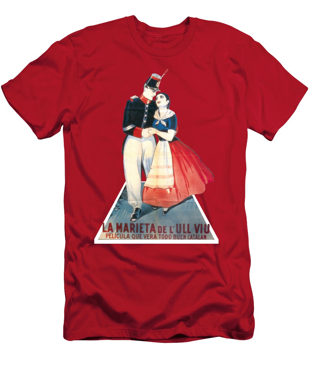LA Marieta De Lull Viu 1927 3d Movie Poster Stars on Art T-Shirt
