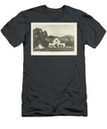 LA Provence French Hoek Plan and Facade F1 Historic Illustrations T-Shirt
