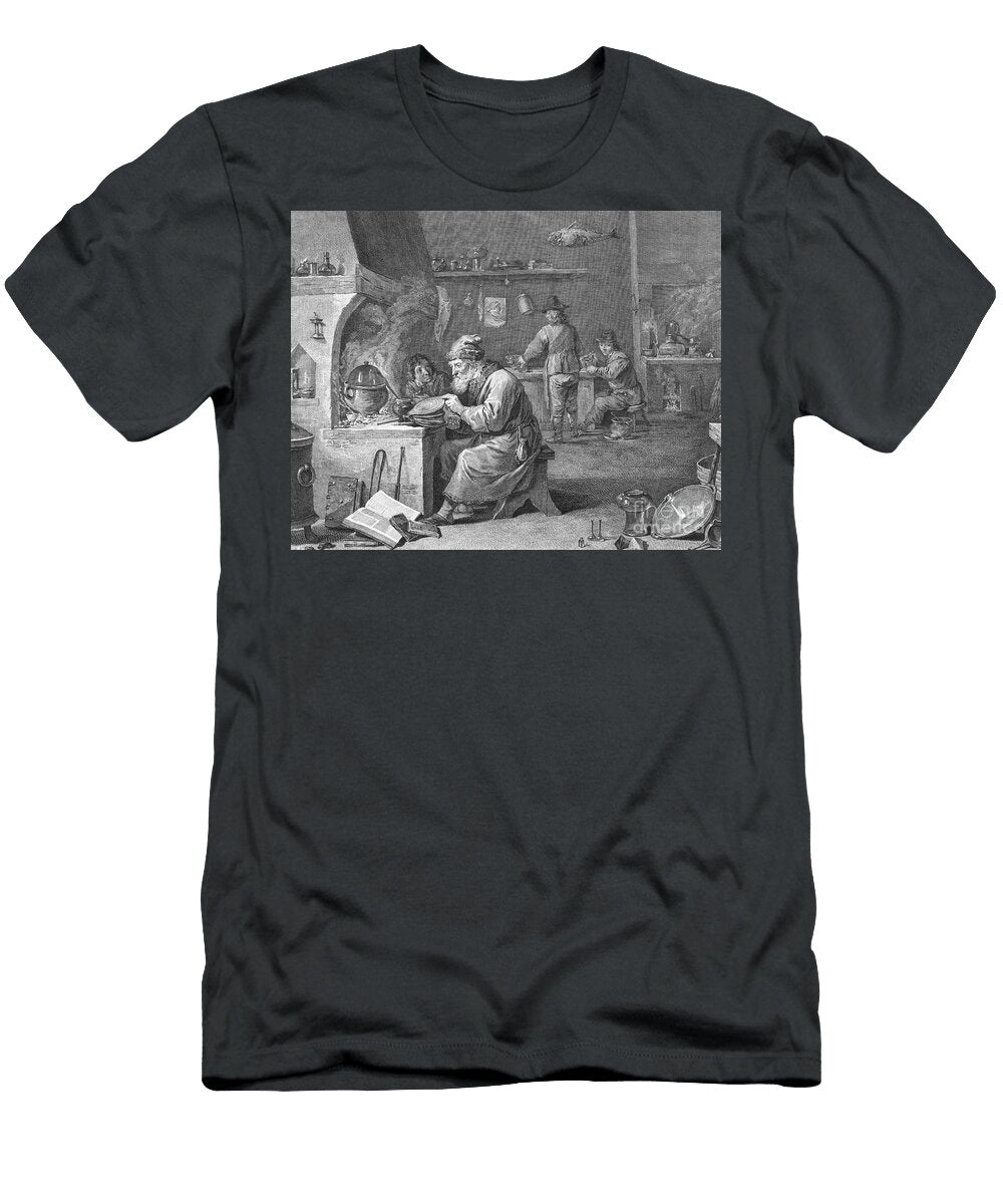 Laboratory of an Alchemist 18th or 19th Century English School T-Shirt