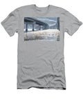 Lake Taneycomo Foggy Winter Fishing Jennifer White T-Shirt