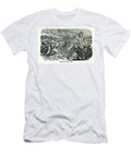 Landing of Julius Caesar J1 Historic Illustrations T-Shirt