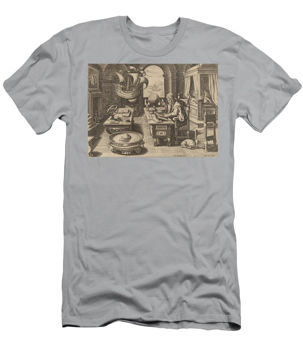 Lapis Polaris Attributed to Hans Collaert the Younger After Jan Van Der Straet T-Shirt