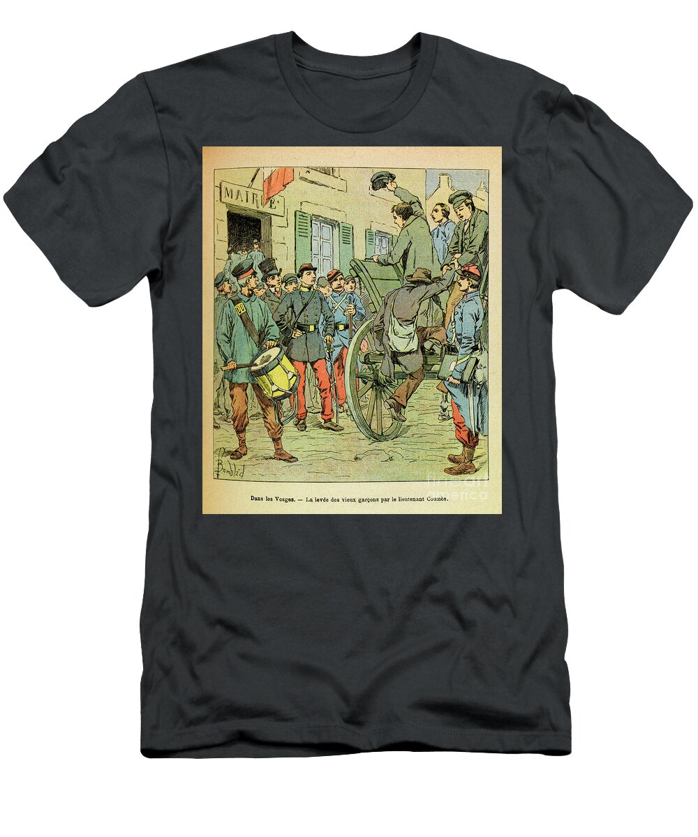 Larmee De Lest De Eugene Sergeant Dit Grenest in the Vosges the Rise of the Old Boys Engraving Louis Charles Bombled T-Shirt