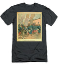 Larmee De Lest De Eugene Sergeant Dit Grenest Les Soldats Du 18 Eme Corps Au Saint Martin Dauxigny Engraving Louis Charles Bombled T-Shirt