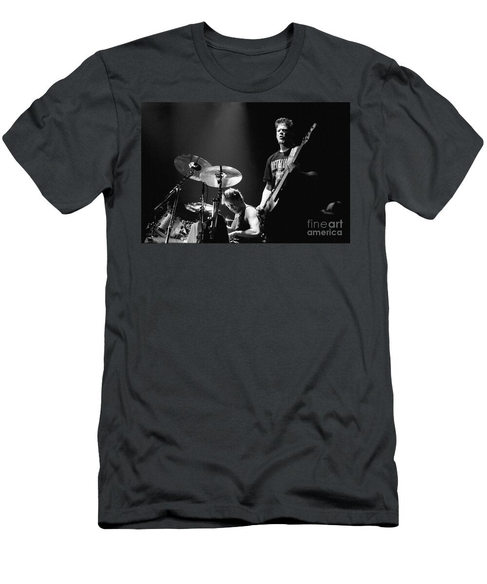 Lars Ulrich and Jason Newsted Metallica Concert Photos T-Shirt