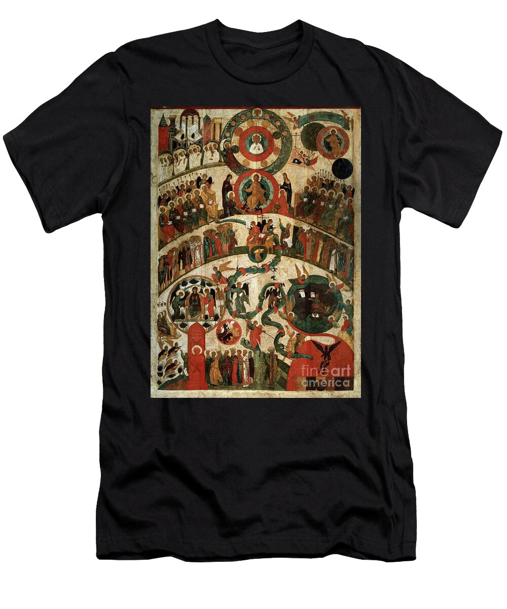 Last Judgement Novgorod Icon Russian School T-Shirt