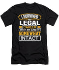 Lawyer Gift I Survived My Legal Career with My Sanity Somewhat Intact Lawyer Kanig Designs T-Shirt