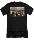 Le British Museum Illustration From LA Rue a Londres By G Charpentier Et Cie 1884 Auguste Andre Lancon T-Shirt