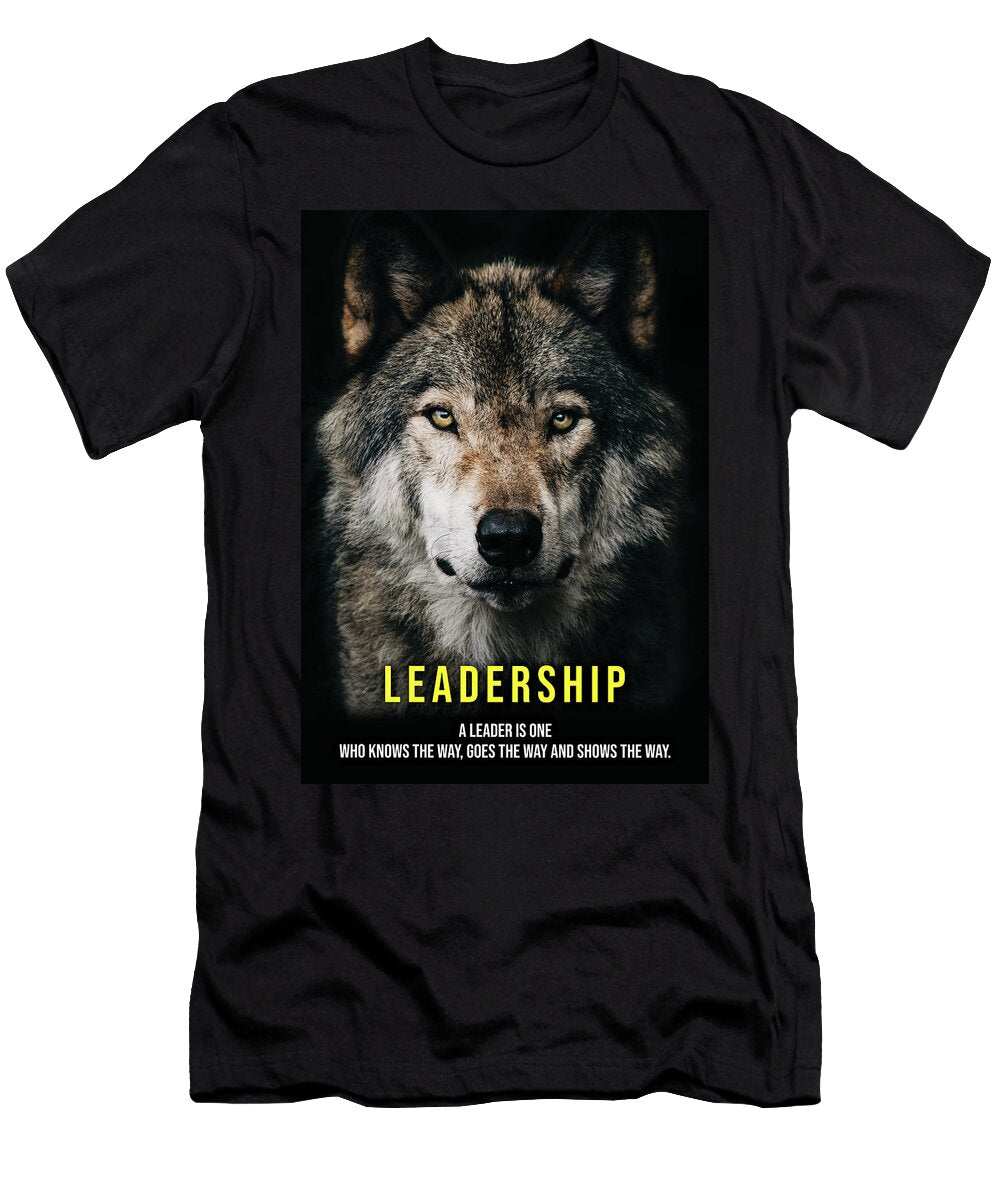 Leadership Wolf Pack Alpha Male Leader Motivational Matthew Chan T-Shirt