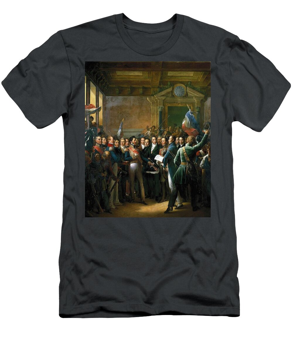 Lecture a Lhotel De Ville De Paris De LA Declaration Des Deputes Et De LA Proclamation Du Duc Dorl Francois Gerard T-Shirt