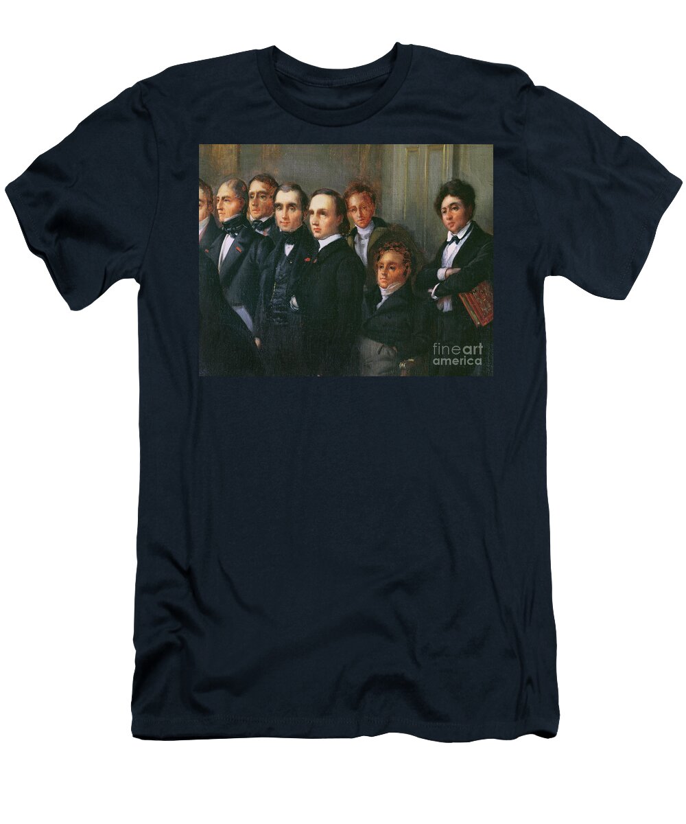 Lecture in the Foyer of the Comedie Francaise 26 May 1828 Francois Joseph Heim T-Shirt