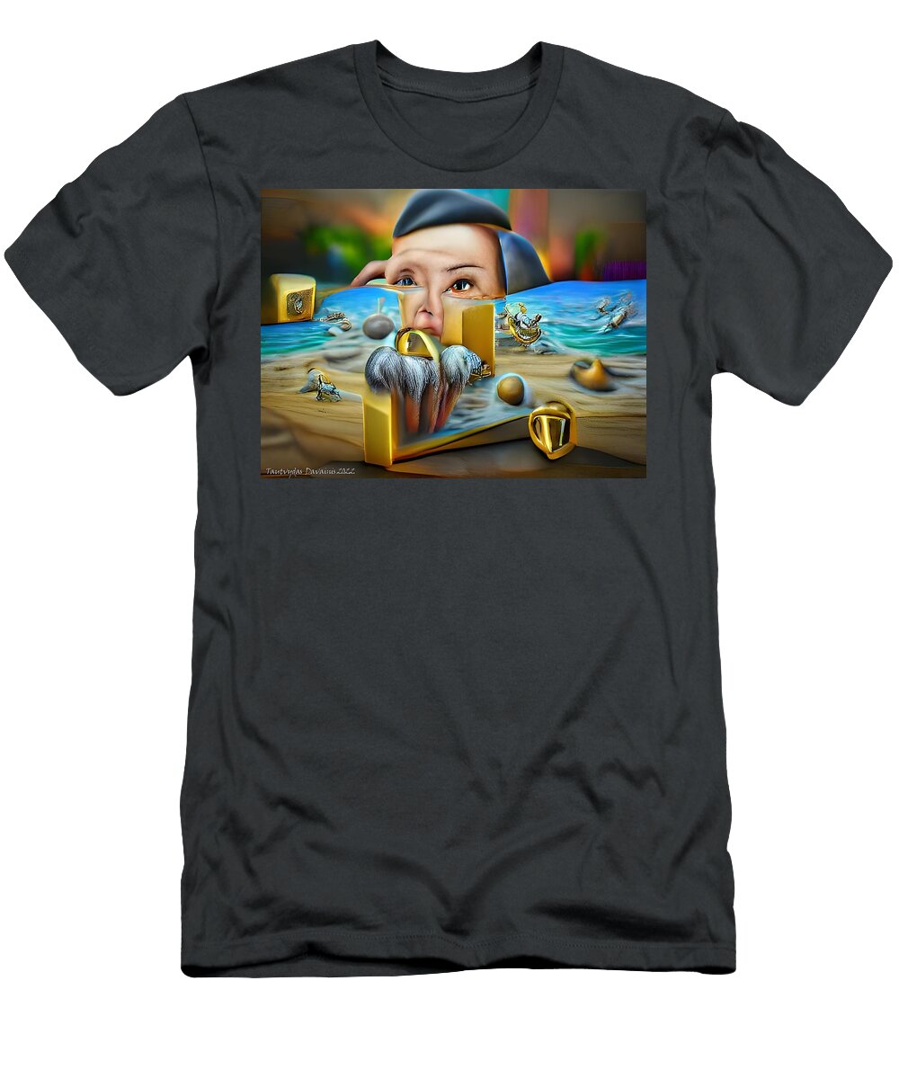 Lecture of the Bearded Wise By the Sea Tautvydas Davainis T-Shirt