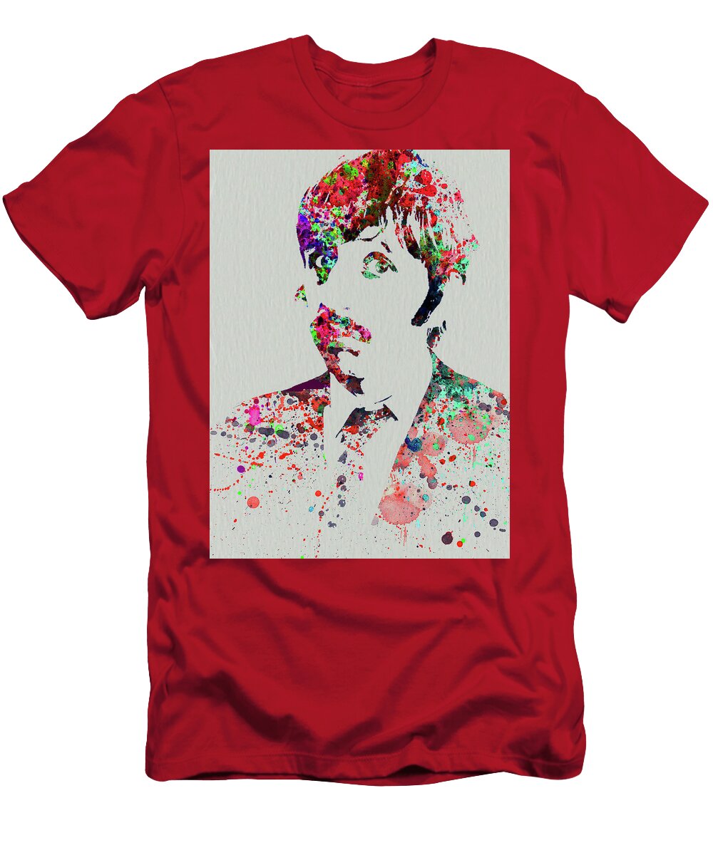 Legendary George Harrison Watercolor Iii Naxart Studio T-Shirt