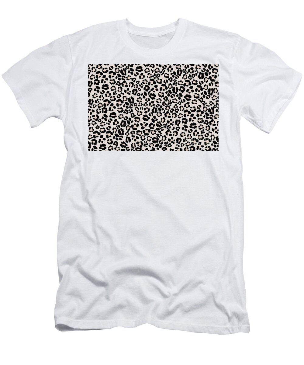 Leopard Print Glam 1 Landscape Pattern Decor Art Anitas and Bellas Art T-Shirt