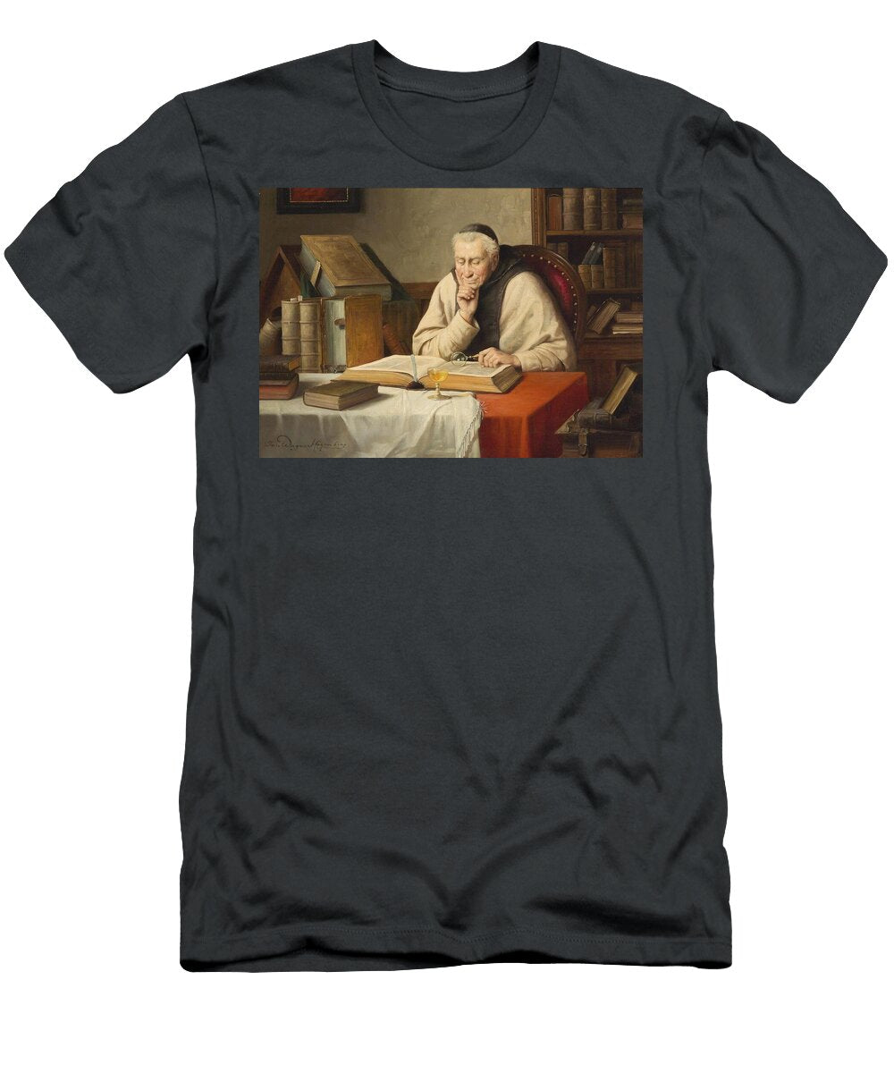 Lesender Monch Josef Wagnerhohenberg German T-Shirt