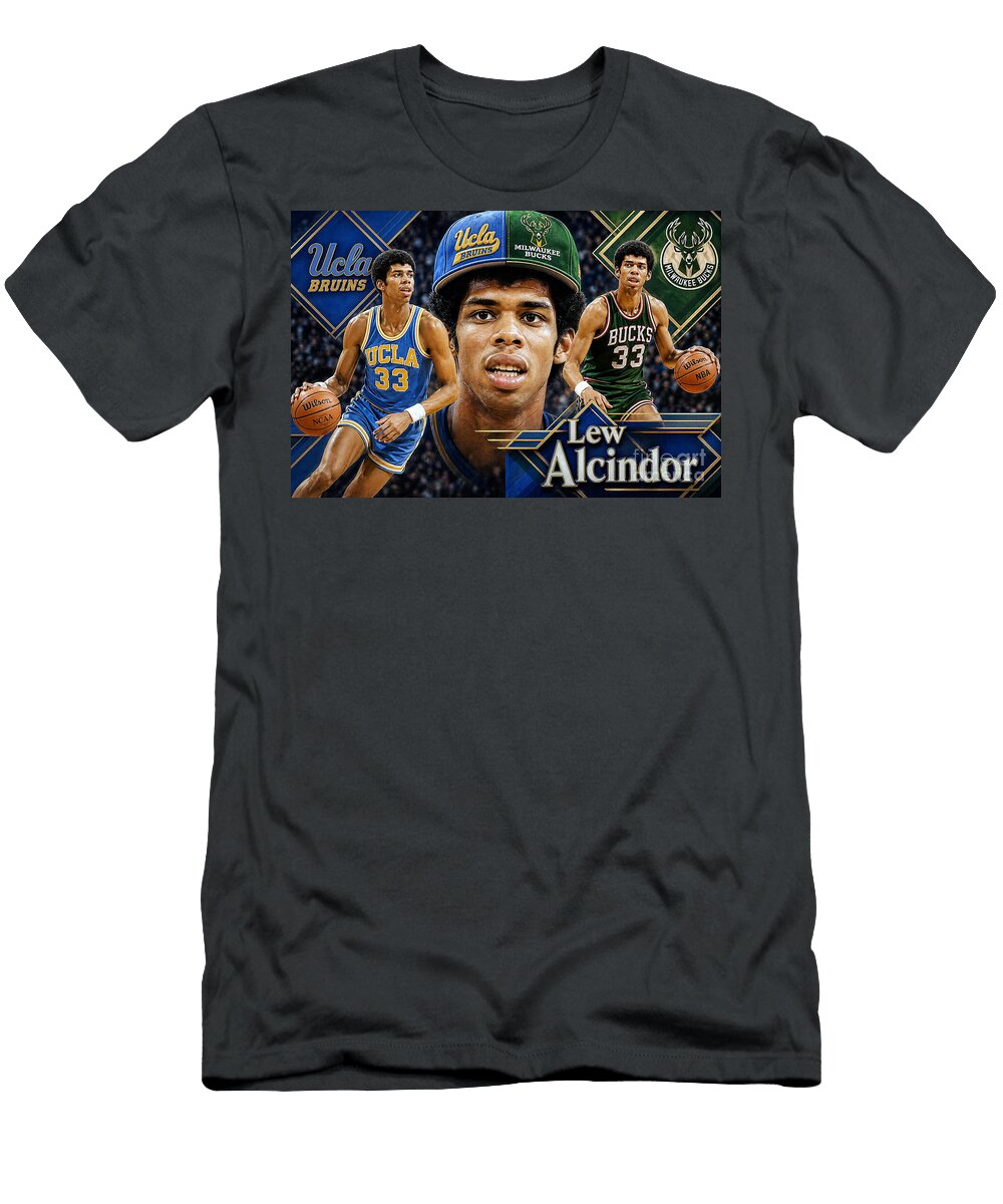 Lew Alcindor 33 of the Ucla Bruins Milwaukee Bucks Robert Williams T-Shirt