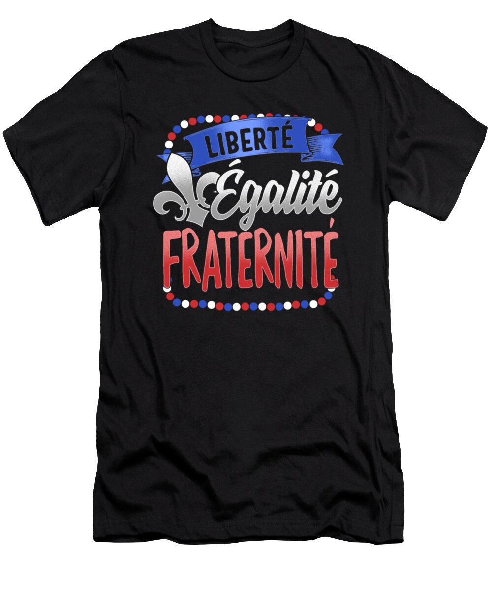 Liberty Equality Fraternity Fleur De Lis French Tinh Tran Le Thanh T-Shirt