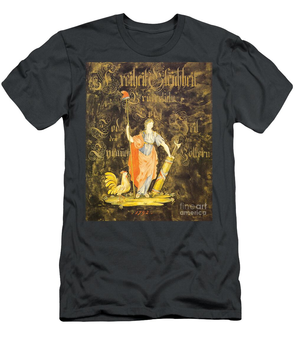 Liberty Equality Fraternity or Death 1792 Diane Hocker T-Shirt