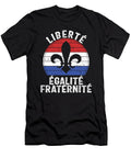 Liberty Equality Fraternity Vintage Fleur De Lis Tinh Tran Le Thanh T-Shirt