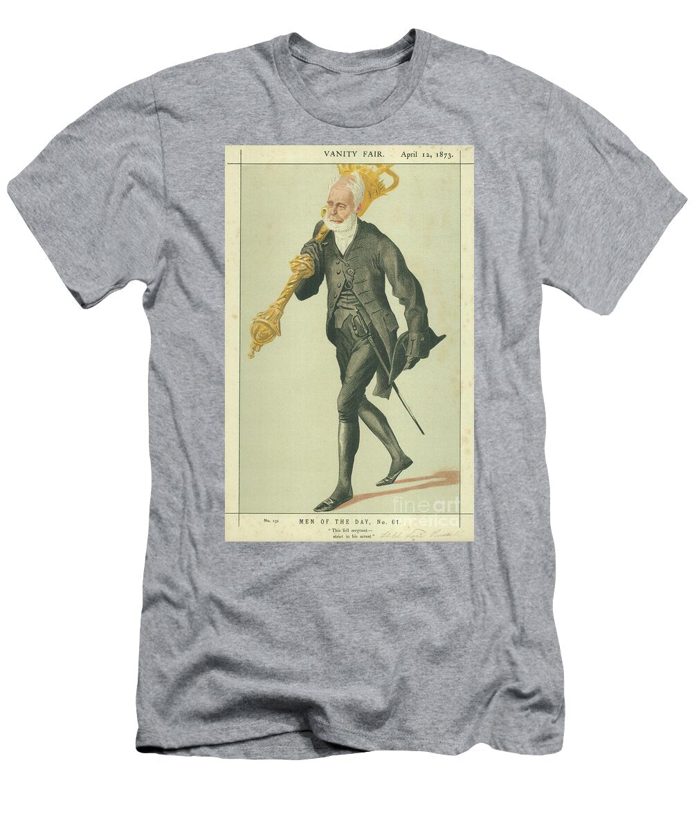 Lieut Colonel Lord Charles James Fo Russell This Fell Sergeant Strict in His Arrest April Vanity Fair Cartoon Colour Litho James Jacques Joseph Tissot T-Shirt