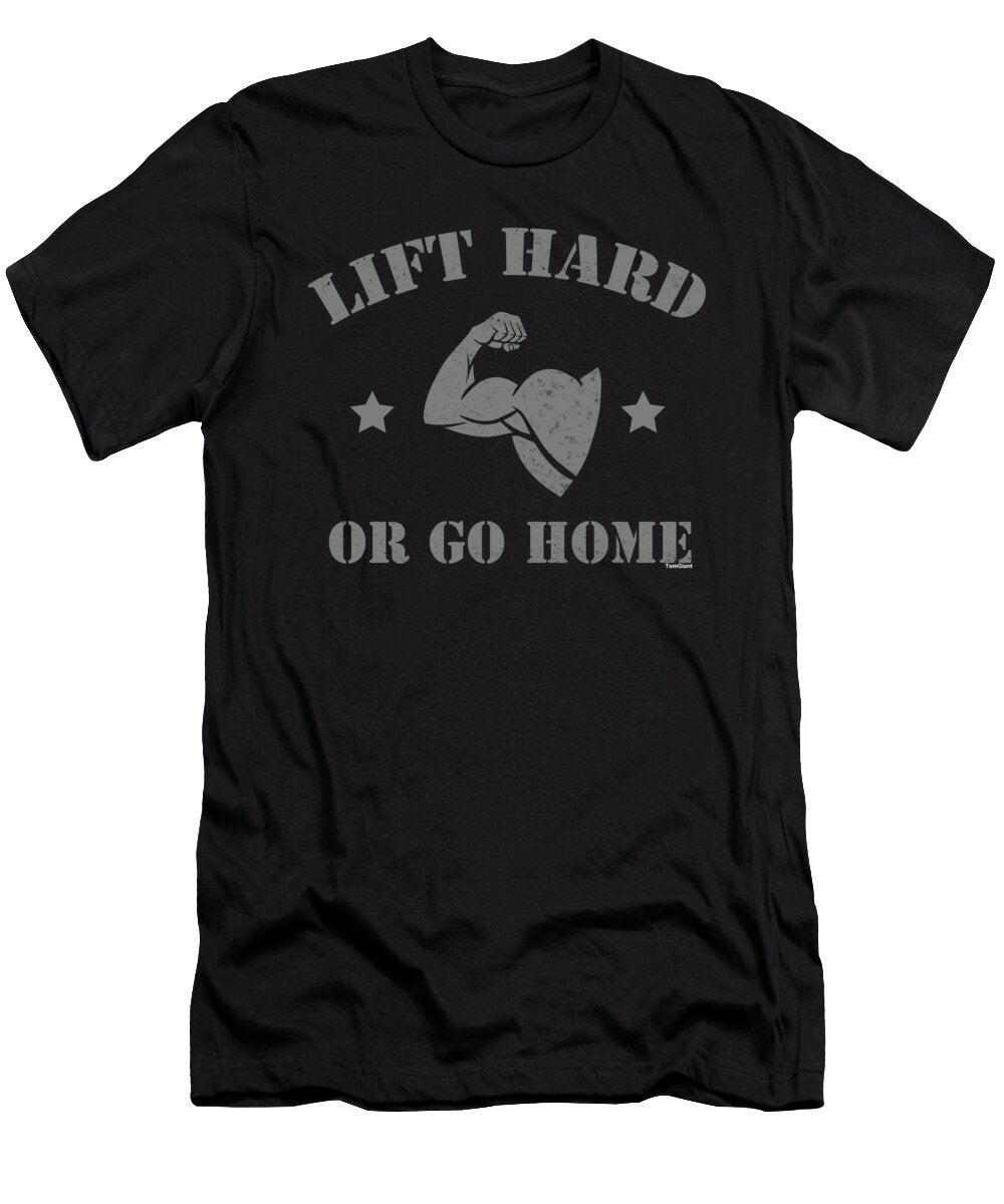 Lift Hard Workout Gym Weightlifters Bodybuilding Weights Exercise Barbells Gift Thomas Larch T-Shirt