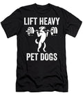 Lift Heavy Pet Dogs Gym Workout Weight Lifter Natalie Lidford T-Shirt
