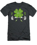 Lifting Shamrock St Patricks Day Fitness Gym Workout Robert D Price T-Shirt
