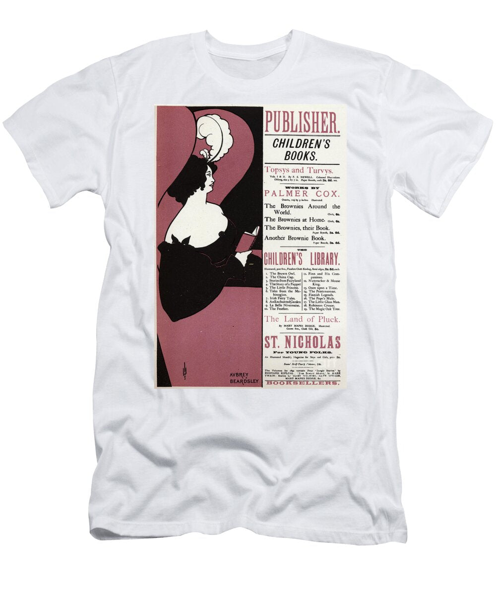 Literature Childrens Book Library in London By England 1894 Aubrey Beardsley T-Shirt