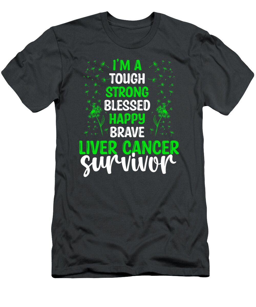 Liver Cancer Awareness Movement Ribbon Fighter Natalie Lidford T-Shirt