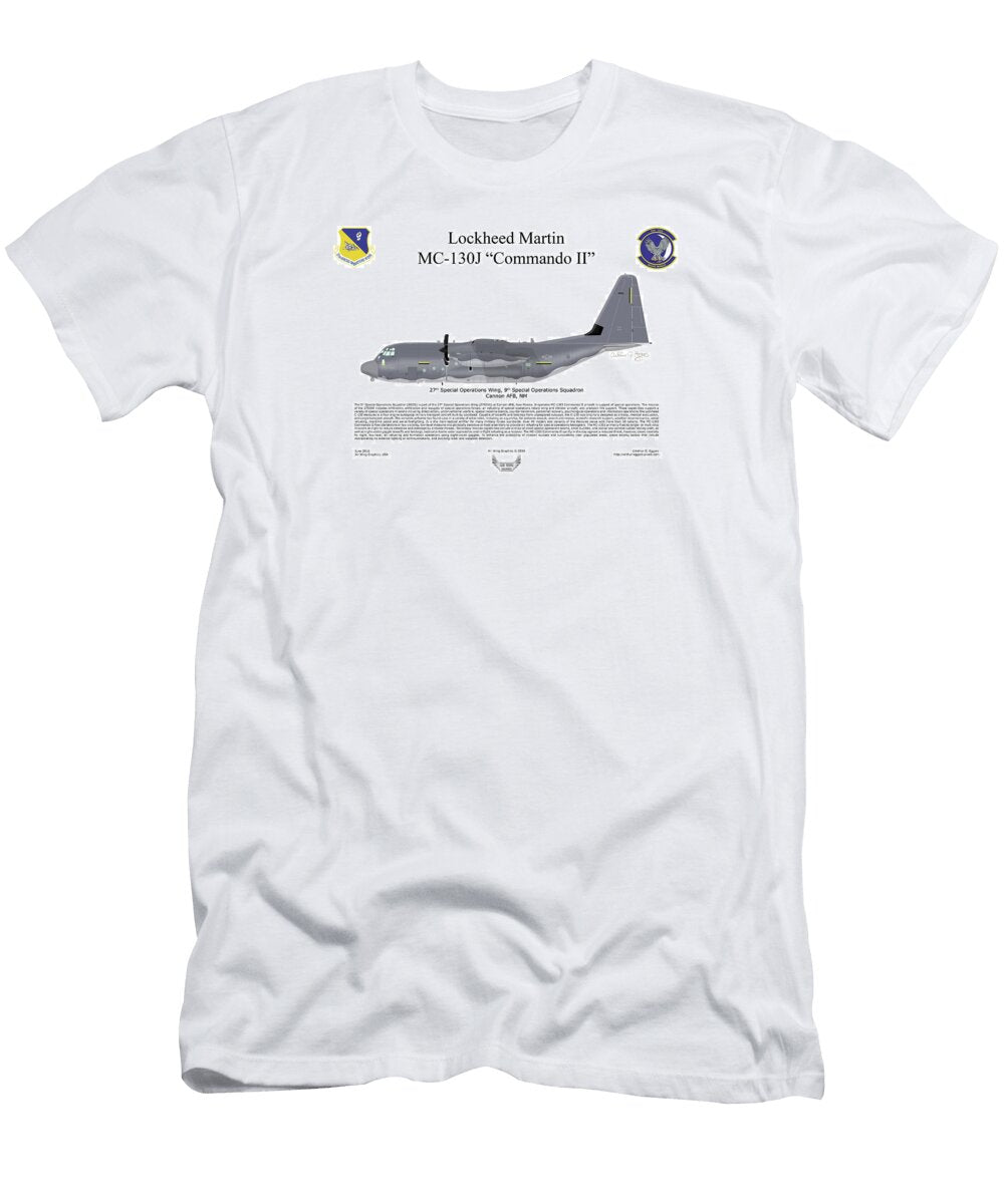 Lockheed Mc 130j Commando Ii Arthur Eggers T-Shirt