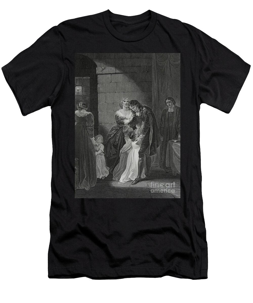 Lord W Russels Last Interview with His Family Engraved By George Noble Robert Smirke T-Shirt