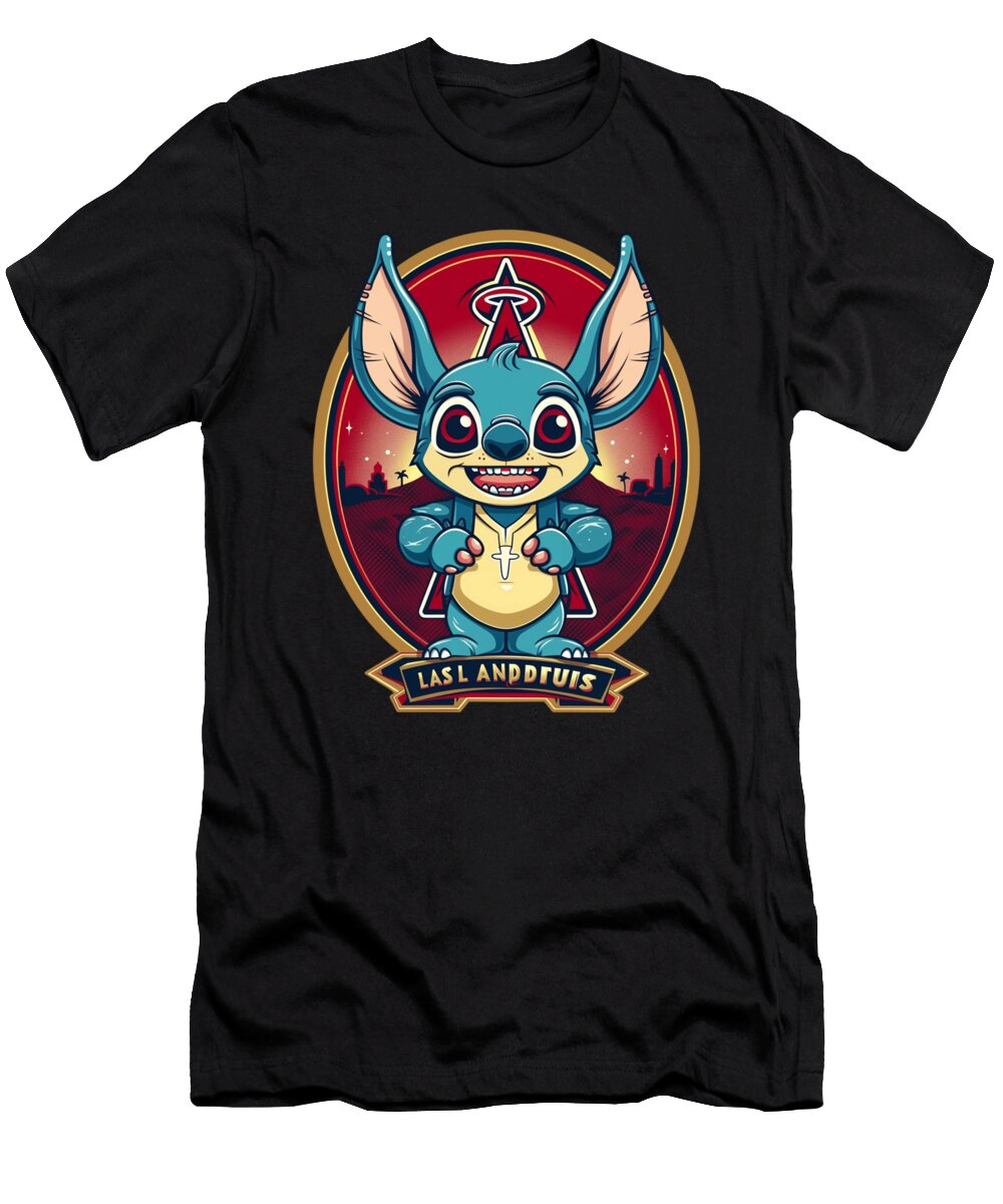 Los Angeles Angels Stitch Overview Rush T-Shirt