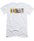 Los Angeles License Plates Collage Delphimages Photo Creations T-Shirt