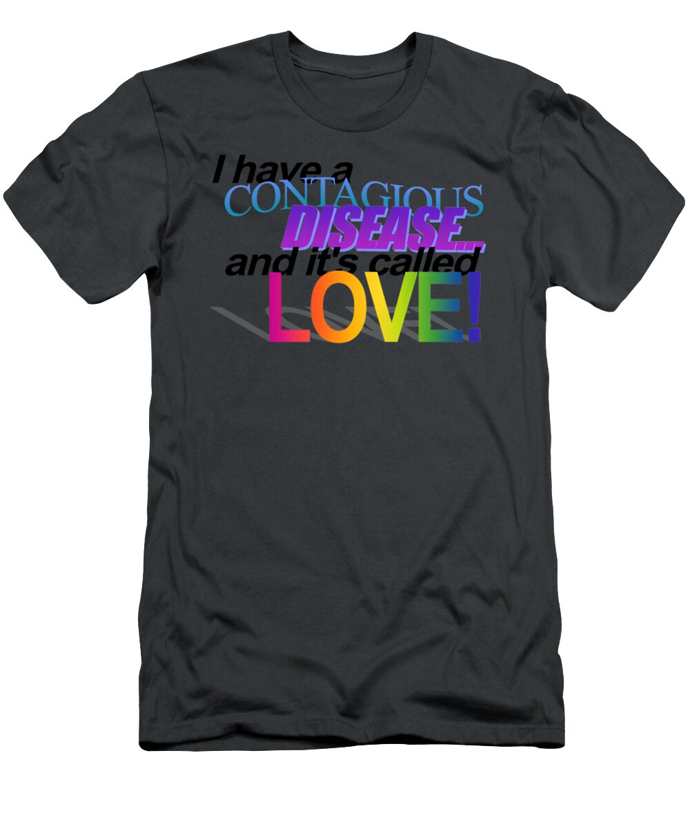 Love Disease Wordart Sibainu T-Shirt