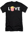 Love Popcorn Healthy Snack Foodie Movie Night Noirty Designs T-Shirt