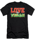Love Vegan Vegetarian Veganism Wellness Healthy Food Foodie Gifts Thomas Larch T-Shirt