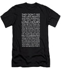 Luck Vs Sacrifice Gym Workout Motivational Matthew Chan T-Shirt