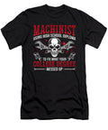 Machinist Using High School Diploma Lathe Operator Tshirtconcepts Marvin Poppe T-Shirt