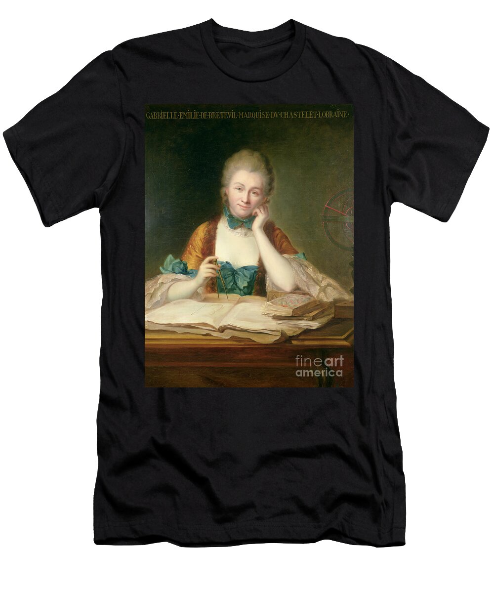 Madame Du Chatelet Lomont Maurice Quentin De LA Tour T-Shirt