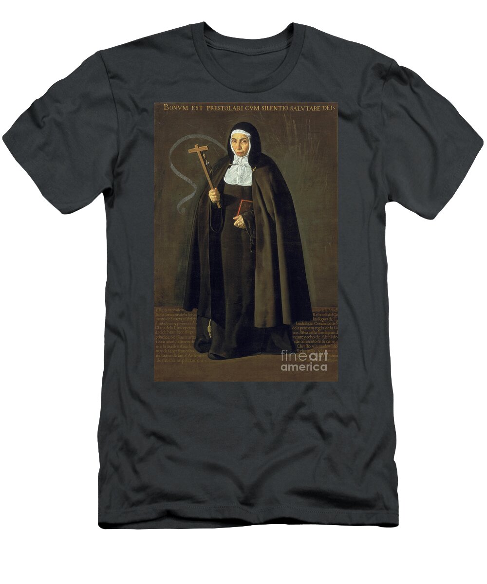 Madre Maria Jeronima De LA Fuente 1620 Diego Rodriguez De Silva Y Velazquez T-Shirt