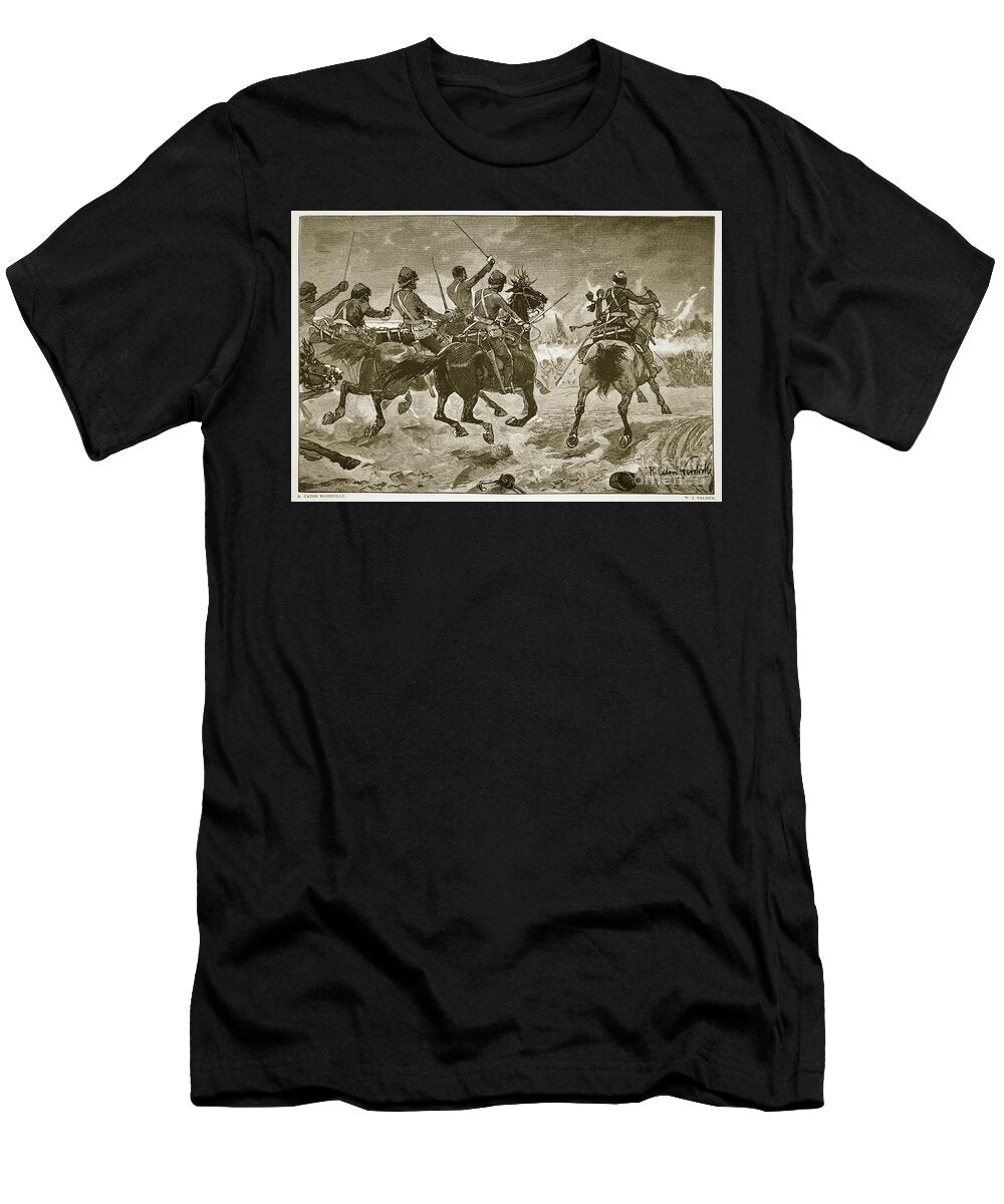 Mahsameh Scene in the Egyptian War of 1882 Engraved By Wj Palmer Richard Caton Woodville T-Shirt