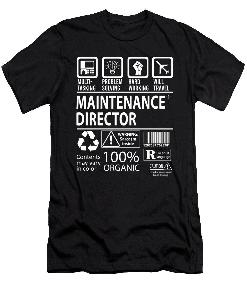 Maintenance Director Multitasking Job Title Gift Item Shi Hu Kang T-Shirt