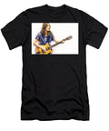 Malcolm Young Watercolour Portrait Print Ac DC Rhythm Guitar Legend Wall Art Dcg Art T-Shirt